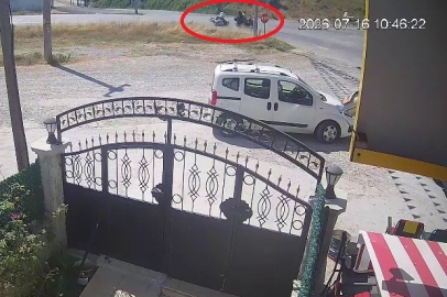 Katliam gibi kaza güvenlik kamerasında