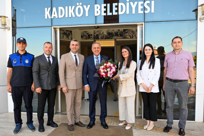 Vali Usta belde belediye başkanlarını ziyaret etti