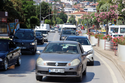 Yalova’da araç sayısı 103 bin 429 oldu