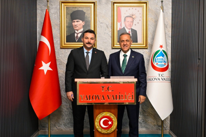 Başsavcı Yunus Emre Büyükyurt Vali Usta’yı makamında ziyaret etti