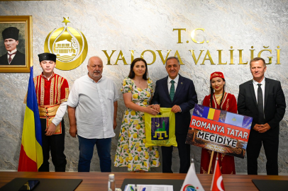 Konuk ekipler Vali Usta'yı ziyaret etti