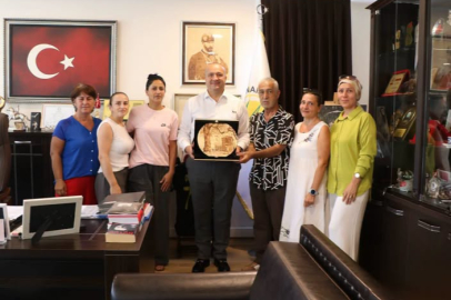 Şahzade Özel ve Öğrencilerinden Başkan Kurt’a anlamlı ziyaret