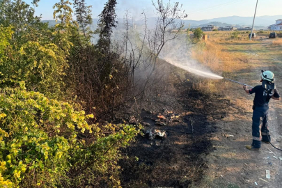Yalova’da çıkan arazi yangını kontrol altına alındı