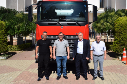 Armutlu Belediyesi'ne hibe araç