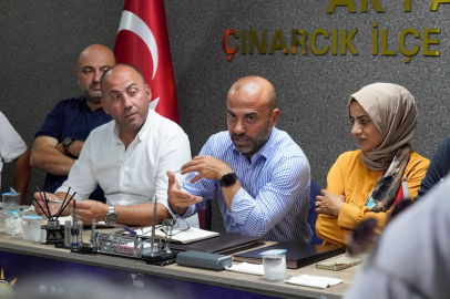 Başkan Güçlü, “Çınarcık’ta yatırım odaklı çalışmalarımız sürecek”