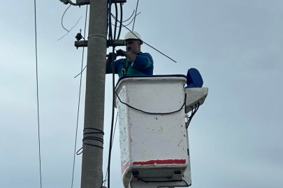 Teşvikiye’de elektrik hatları yenileniyor