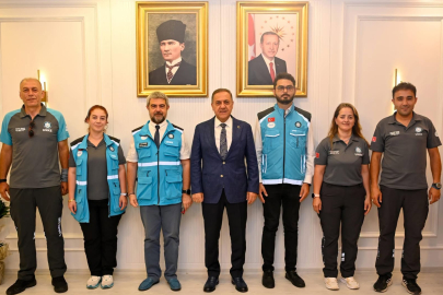 Sağlıkçılardan Vali Usta'ya ziyaret