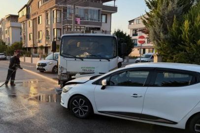 Yalova’da trafik kazası: Yola mazot ve yağ döküldü!