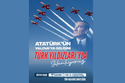 Atatürk'ün Yalova'ya gelişinin 97. yılına özel etkinlikler düzenlenecek