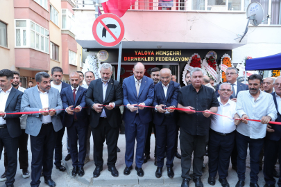 Yalova Hemşeri Dernekleri Federasyonu açıldı