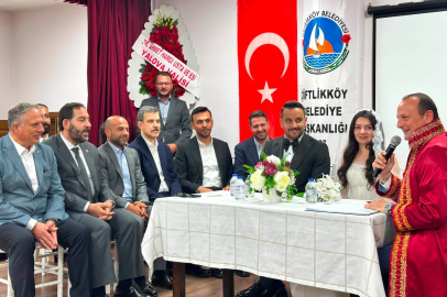 Efe ve Hilal dünya evine girdi