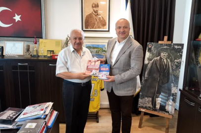 DPT Emeklisi Yazar Turan Kaya’dan Başkan Avni Kurt’a ziyaret