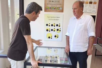 Muharrem İnce Matematik Müzesi’ni ziyaret etti