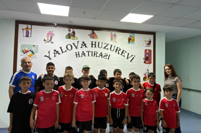Minik sporculardan yaşlılara ziyaret