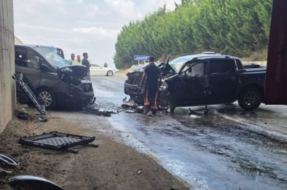 NATO Yolunda feci kaza! Kafa kafaya çarpıştılar