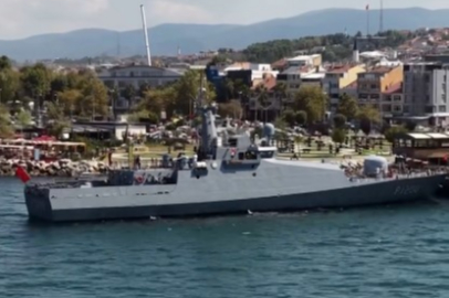 Yalovalılardan TCG Tuzla gemisine yoğun ilgi