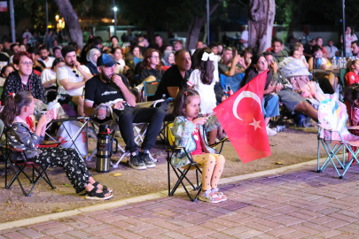 Çiftlikköylüler Sultanların Avrupa Şampiyonluğunu dev ekranda izledi