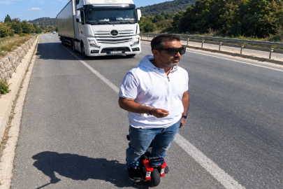 80 km hızla TIR’ı solladı, ülke gündemine oturdu