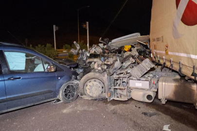 Orhangazi Tüneli çıkışında TIR faciası! 1 ölü 7 yaralı