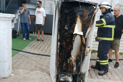 Çiftlikköy’de buzdolabından çıkan yangın hasara yol açtı