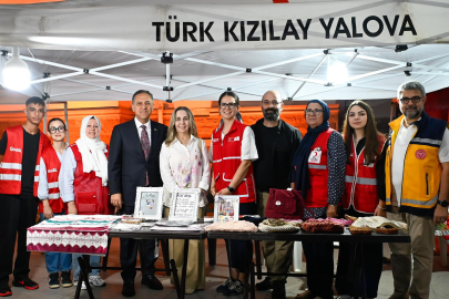 Aronya Festivali’nde Yalova Kızılay’dan Kadın Aşevi Projesi’ne destek
