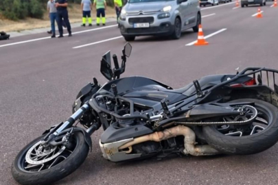 Otoyolda feci kaza! Motosiklet sürücüsü hayatını kaybetti