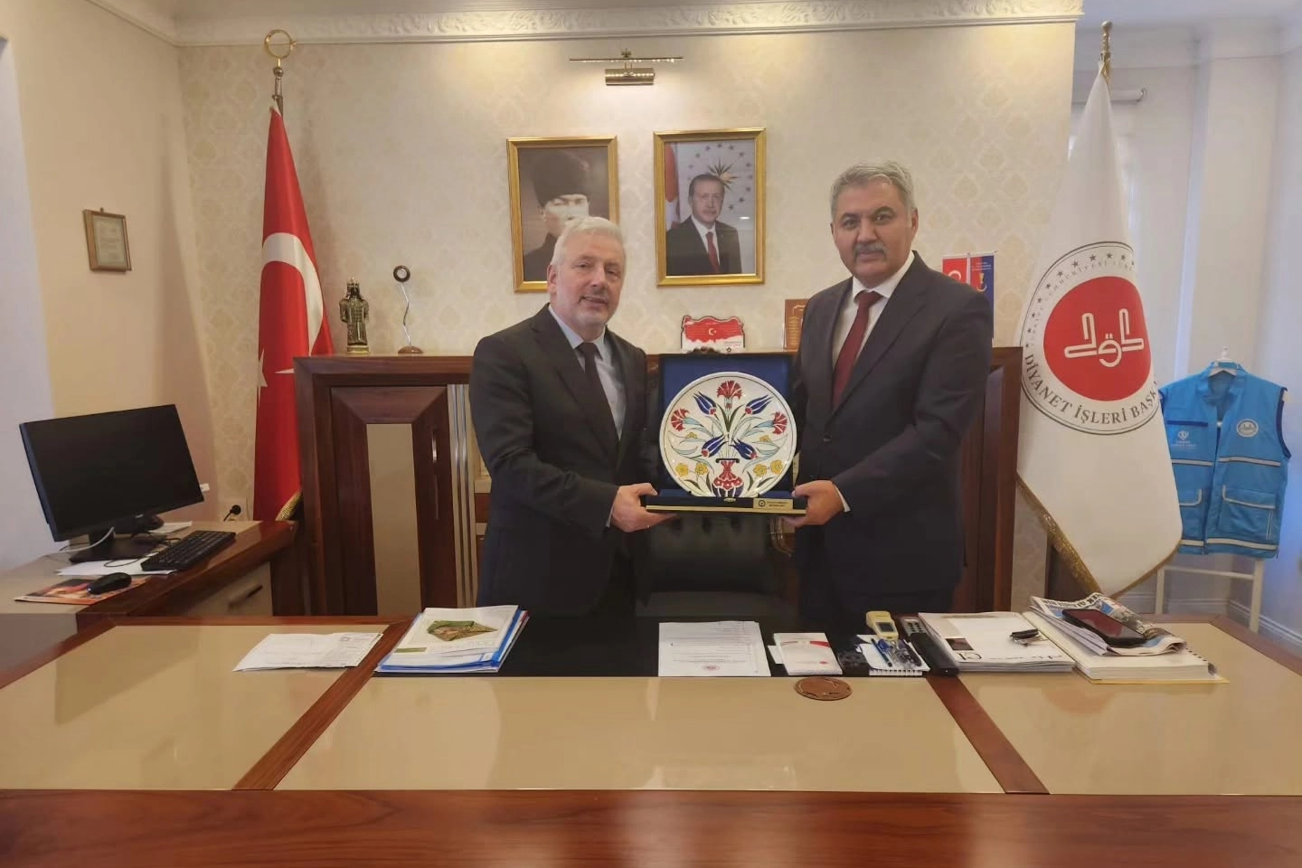 Yalova Protokolünden İl Müftüsü İlyas Yılmaztürk’e veda ziyareti