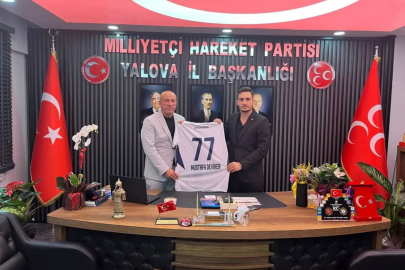 Akköy Spor Kulübü’nden MHP Yalova İl Başkanlığı’na ziyaret