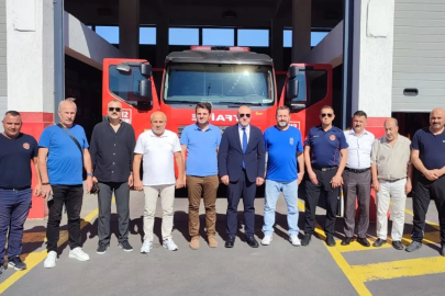 Yalova MHP İl Başkanı Deviren, itfaiyeyi ziyaret etti