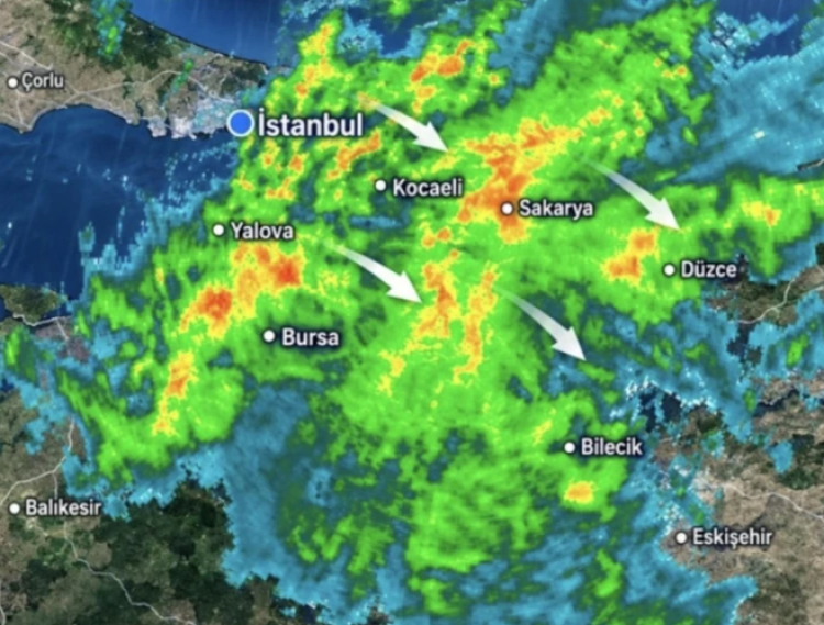 Yalova'da yağışlarla beraber hava sıcaklarında da ciddi düşüş yaşanacak
