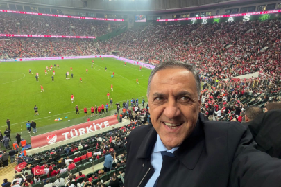 Yalova Valisi Dr. Ahmet Hamdi Usta milli maçı tribünde izledi