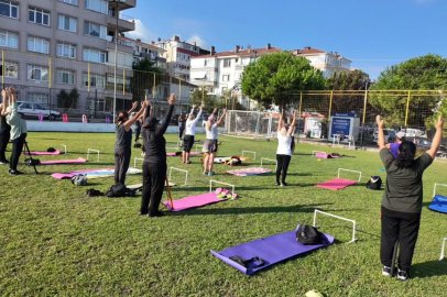 Çınarcık’ta kadınlar güne sporla başladı