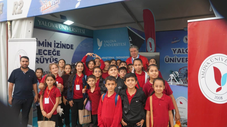 TEKNOFEST'TE Yalova Üniversitesi adeta ziyaretçi akınına uğradı
