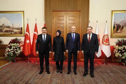 Rektör Bahçekapılı TBMM'deki resepsiyona katıldı