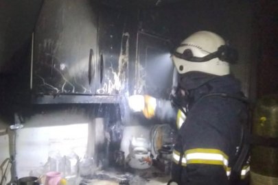Yalova’da mutfak yangını paniği