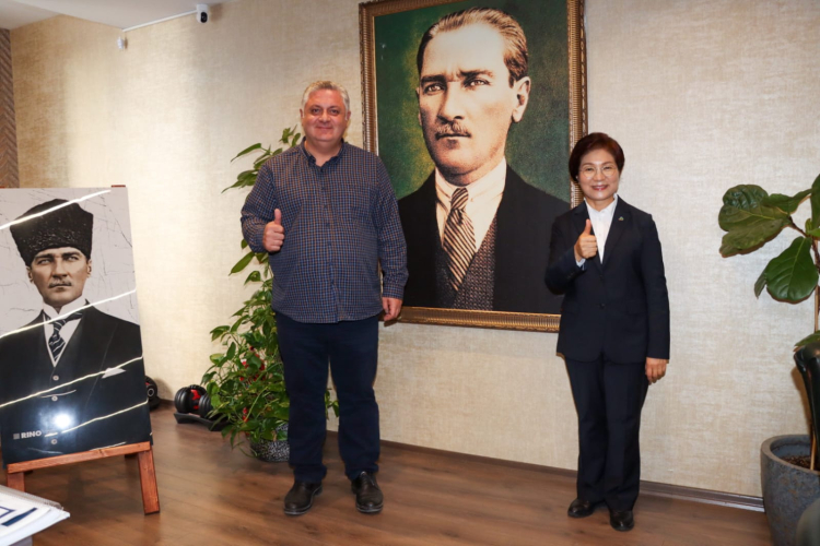 Kore Cumhuriyeti heyeti, Yalova Belediyesi’nde ağırlandı.