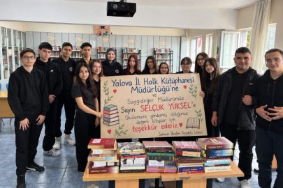 Yalova'dan Samsun'a kitap desteği