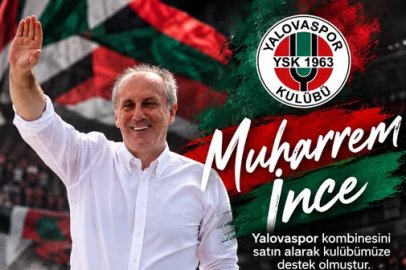 Muharrem İnce'den Yalovaspor'a anlamlı destek