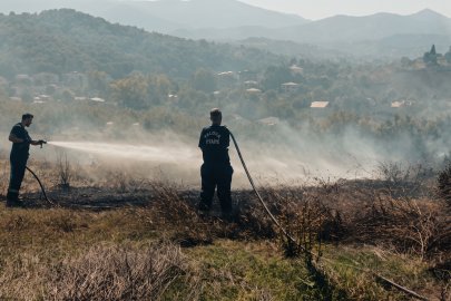 Yalova’da arazi yangını paniği!
