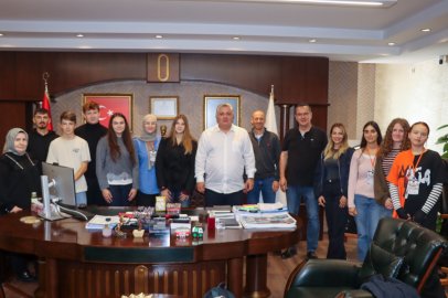 Gürel, Rottenburg’dan gelen misafirleri ağırladı