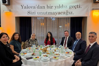 Bursa Aile ve Sosyal Hizmetler İl Müdürlüğü'ne atanan Laçin için duygu yüklü veda yemeği