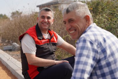 Tavşan, beldedeki yol ve altyapı çalışmalarını inceledi