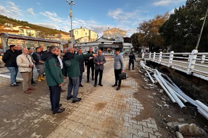 DSİ’den selin vurduğu Armutlu’da kritik inceleme