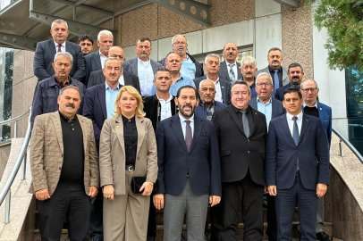 Muhtarlardan Yalova İl Genel Meclisi Başkanı Hasan Soygüzel'e ziyaret