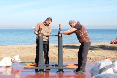 Çiftlikköy’de spor aletleri parkları yenileniyor