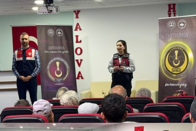 Jandarmadan yaşlılara siber dolandırıcılıktan korunma eğitimi