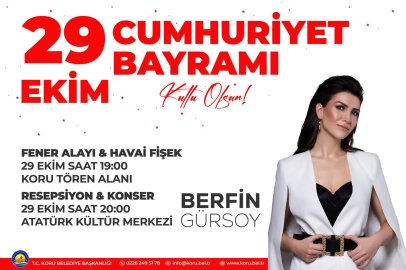 KORU BELEDİYESİ 29 EKİM KUTLAMASI