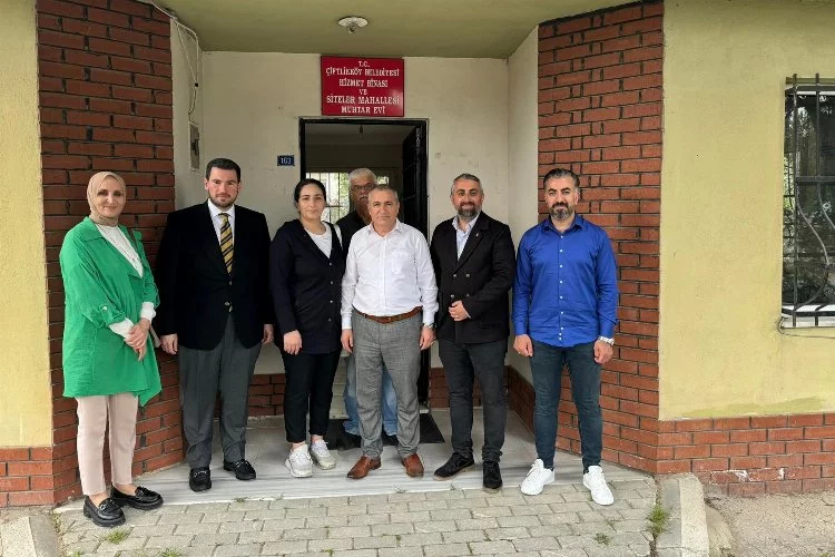 AK Parti Çiftlikköy İlçe Başkanı Kaya, “Muhtarlarımızla birlikte çalışacağız”
