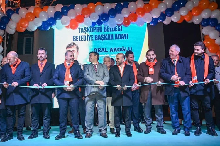 AK Parti Taşköprü Belde Seçim İrtibat Ofisi açıldı