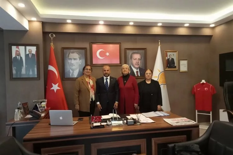 AK Parti Yalova İl Başkanı Umut Güçlü KAFTA-DER Başkanı’nı ve ekibini ağırladı